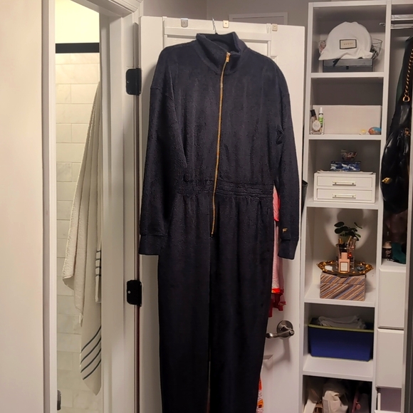 EUC Fabletics Women's Cozy Cord Zip Onesie - Picture 3 of 7